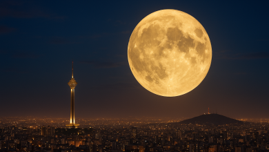 ابرماه امشب 14 آبان