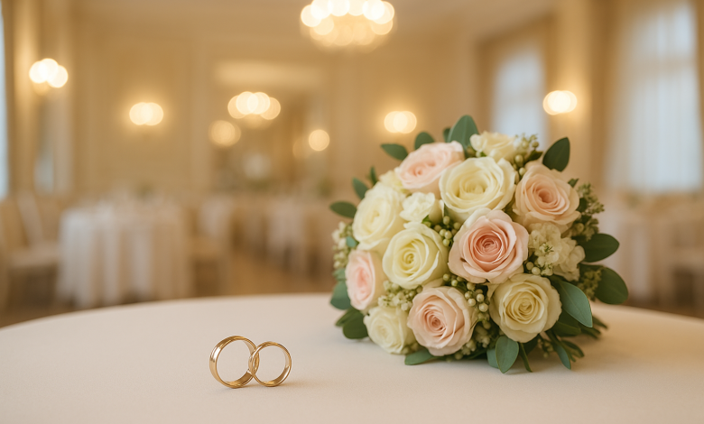 وام ازدواج - حلقه ازدواج و دسته گل